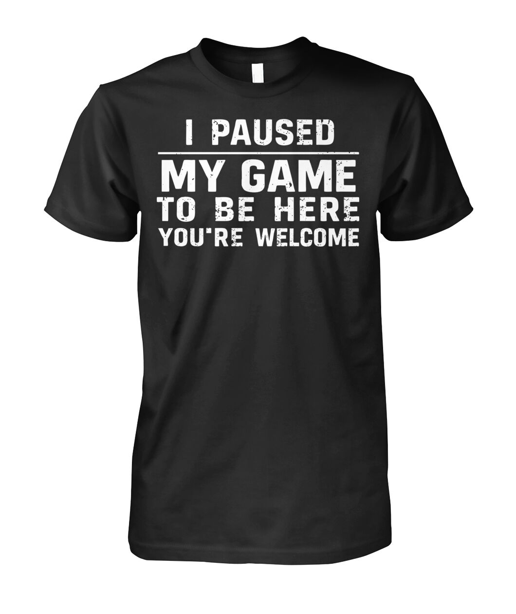 Vintage Console I Paused My Game To Be Here T-Shirt